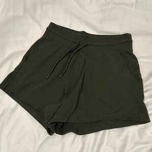 All in motion, target, size XS, sweat shorts, Forrest green color